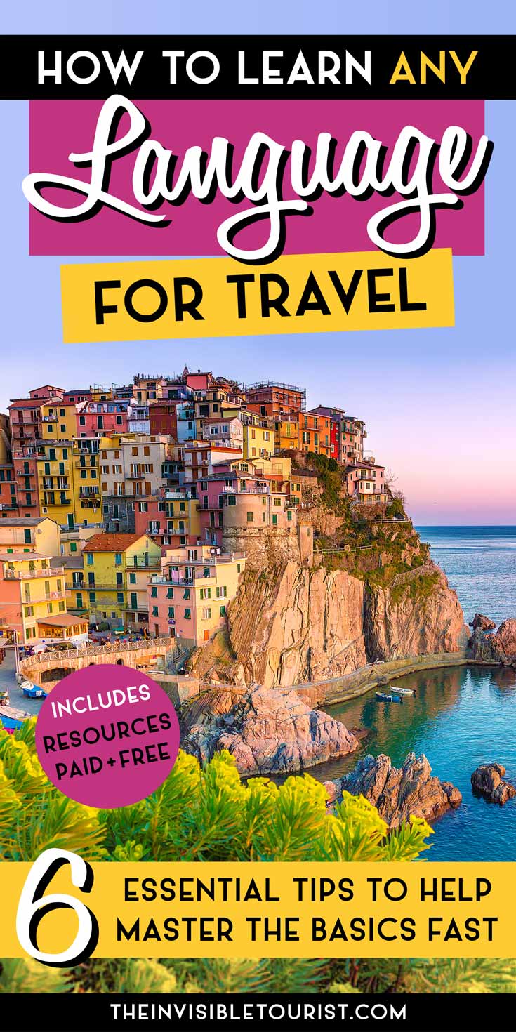 How to Learn Any Language for Travel Fast with 6 Essential Resources | The Invisible Tourist