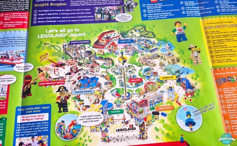 Legoland Nagoya Rides Map