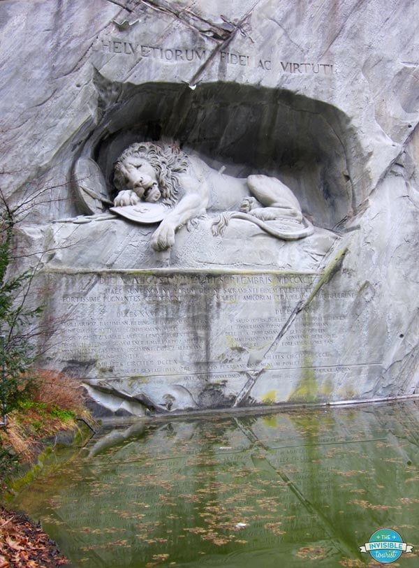 The Lion Monument is one of the top Lucerne attractions