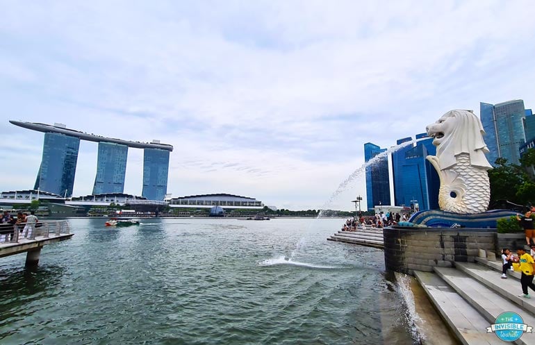 Merlion and Marina Bay Sands
