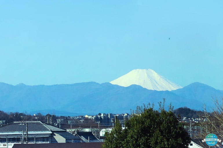 Mt Fuji from E20 Chuo Highway, Tokyo