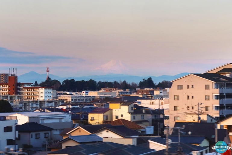 Mt Fuji from the Joetsu Shinkansen to from Tokyo to Gala Yuzawa, Niigata