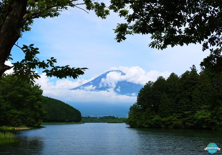 Mt Fuji from Lake Tanuki