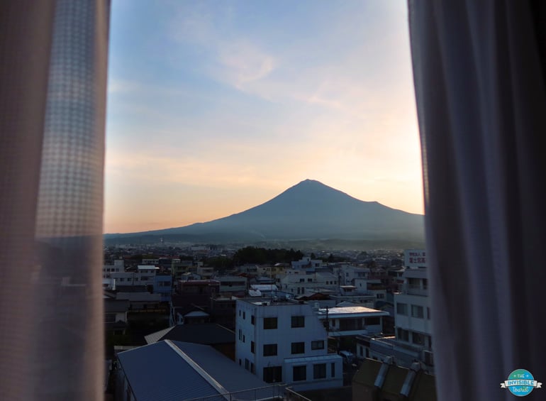 Mt Fuji Sunrise from my hotel room