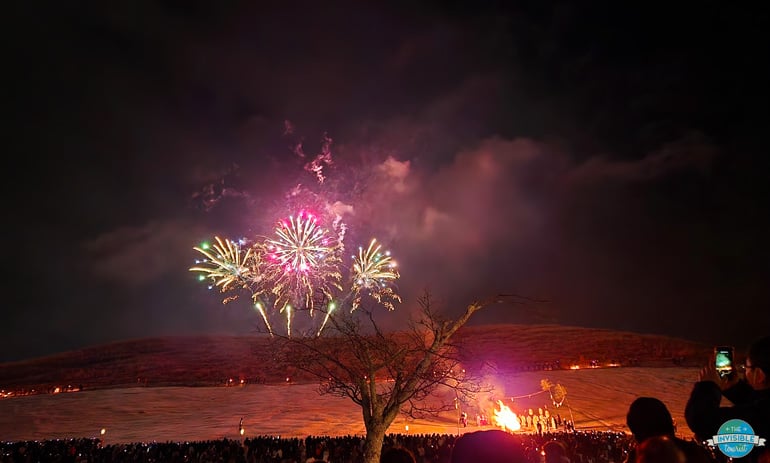 Mt Wakakusa Mountain Fire Burning Festival, Nara 