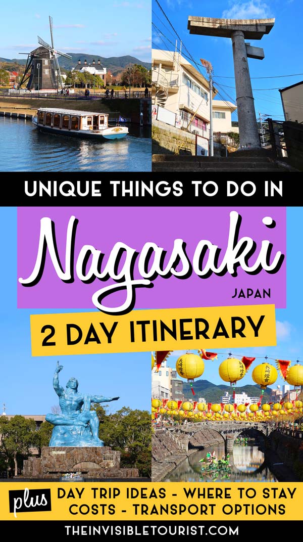 What to Do in Nagasaki: 2 Day Itinerary for Million Dollar Views | The Invisible Tourist
