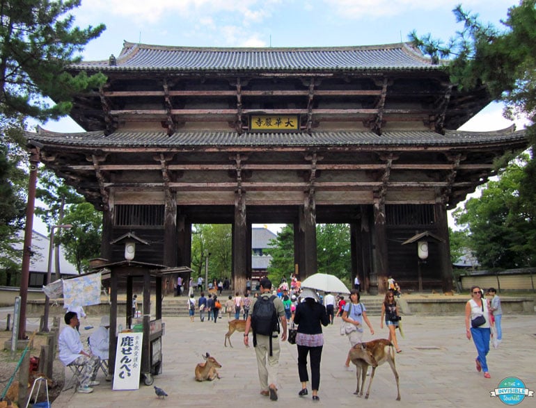 Don't miss the Nandaimon Gate of Todai-ji Temple on your Nara day trip