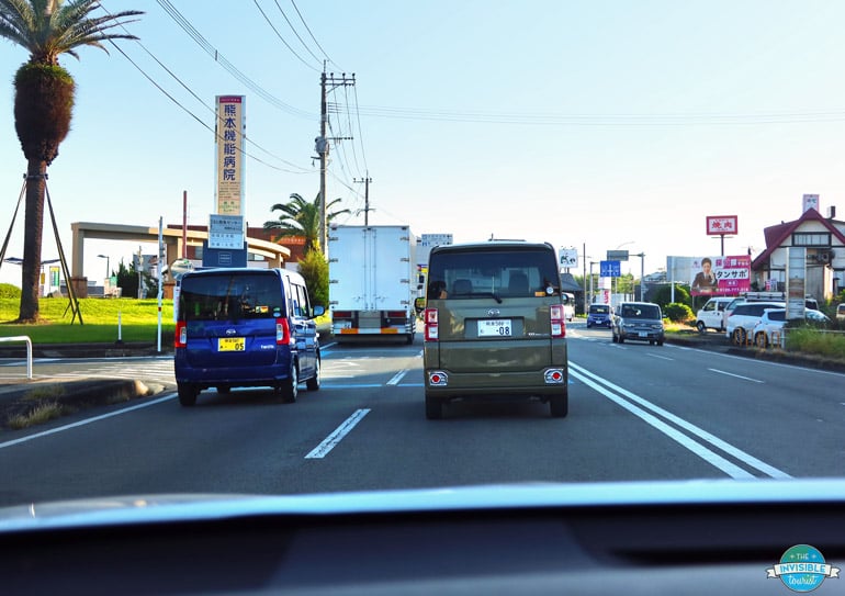 Narrow cars for driving in Japan