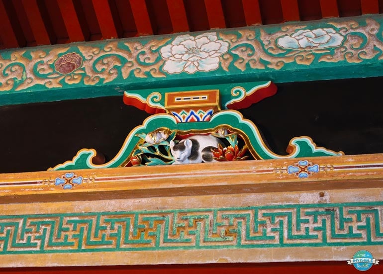 Nemuri Neko at Toshogu Shrine