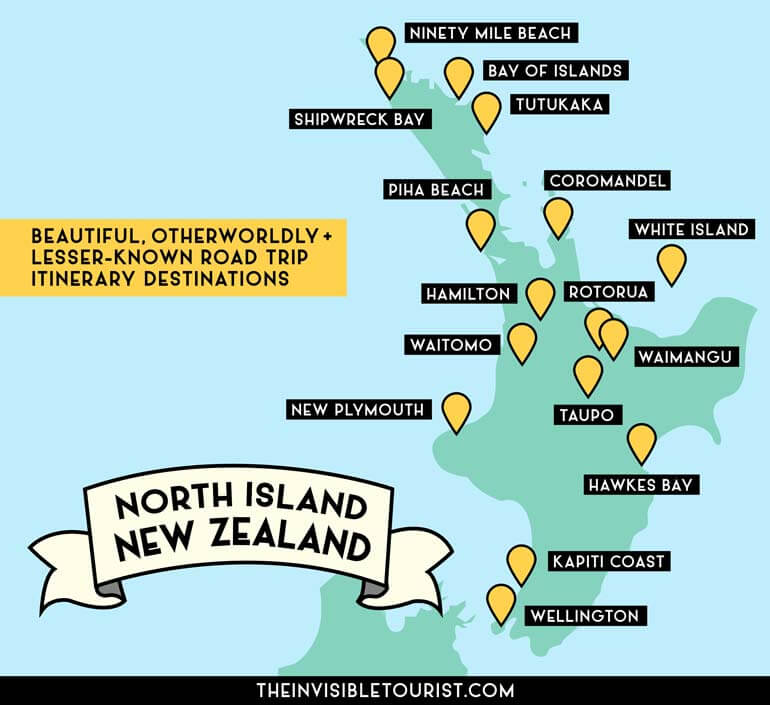 Beautiful Places You Must See on Your New Zealand North Island Road Trip | The Invisible Tourist