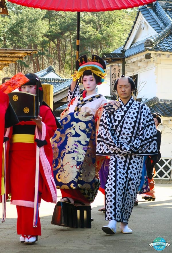 Oiran Procession in Edo Wonderland in Nikko