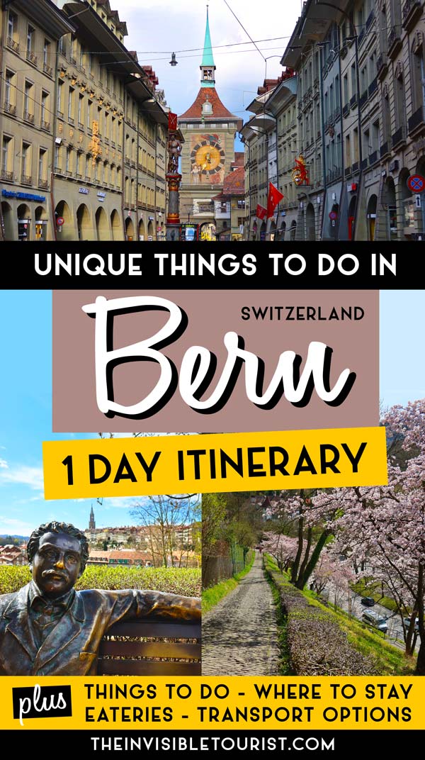 One Day in Bern Itinerary: A Delightful Medieval Day Trip | The Invisible Tourist