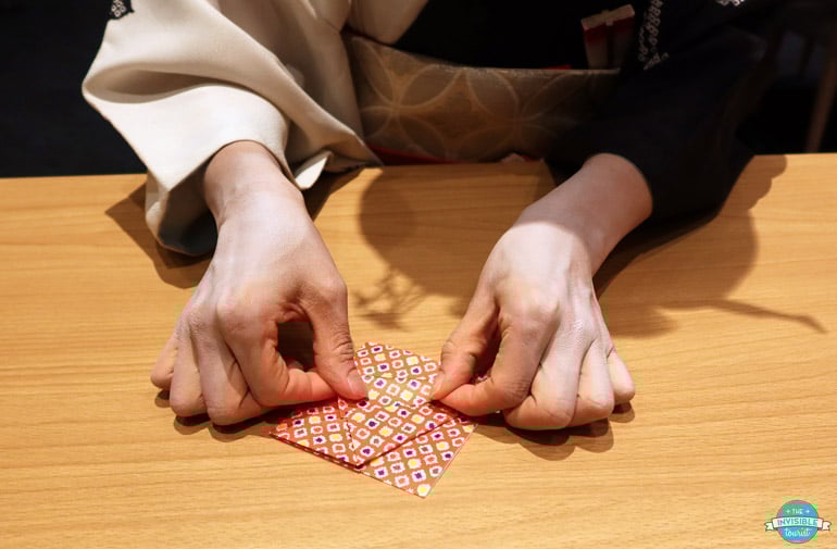 Origami With a Geisha in Tokyo