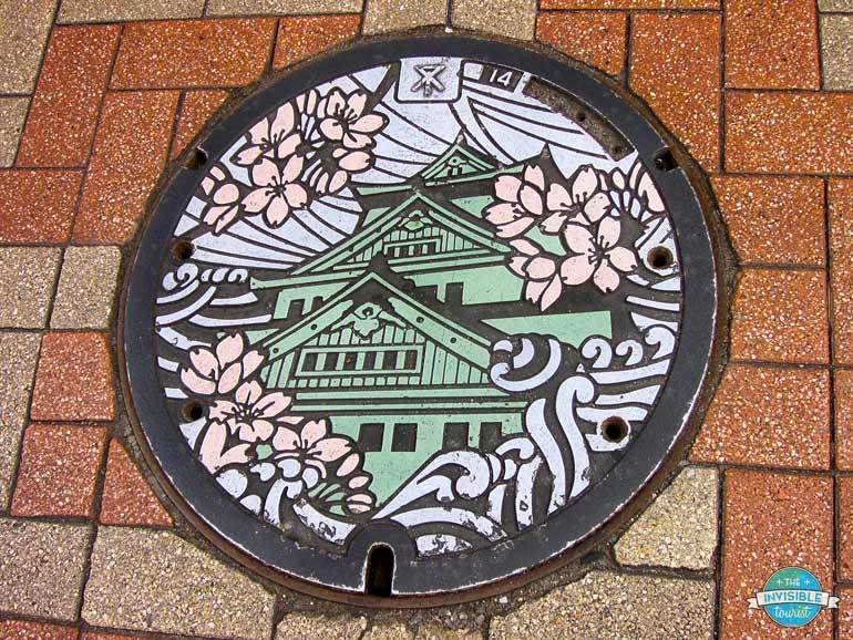 Osaka manhole cover art