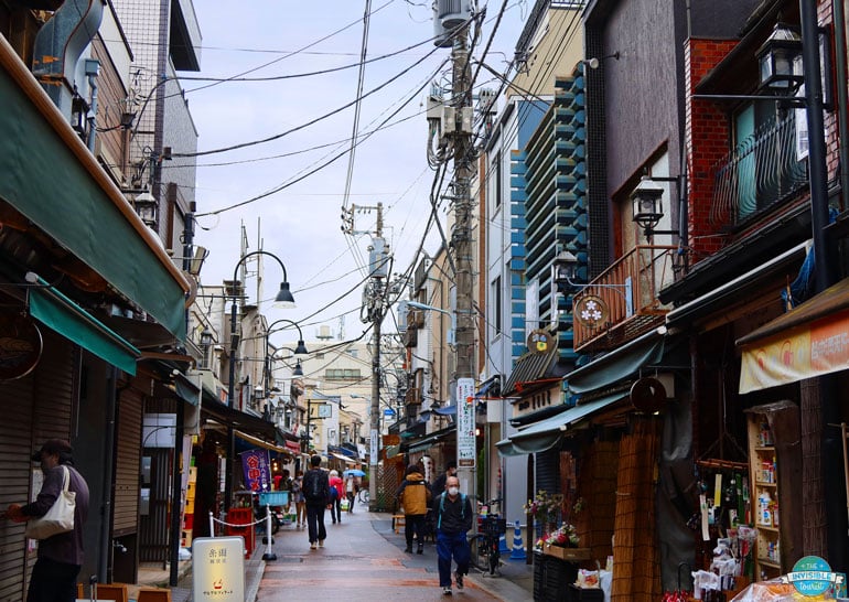 Overhead Powerlines of Yanaka Ginza