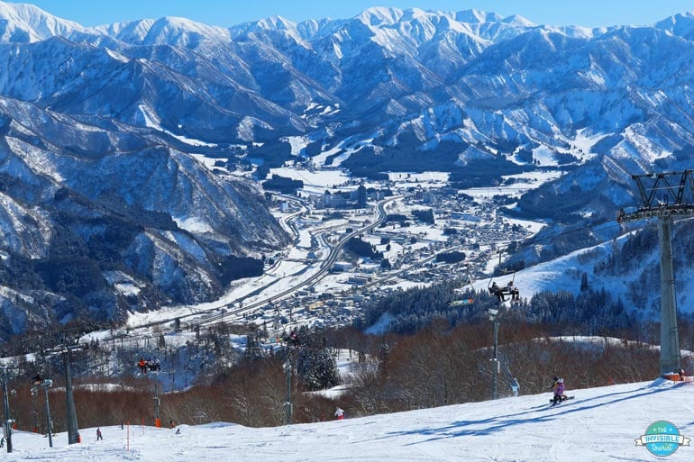 Panorama of Gala Yuzawa Ski Resort, Niigata