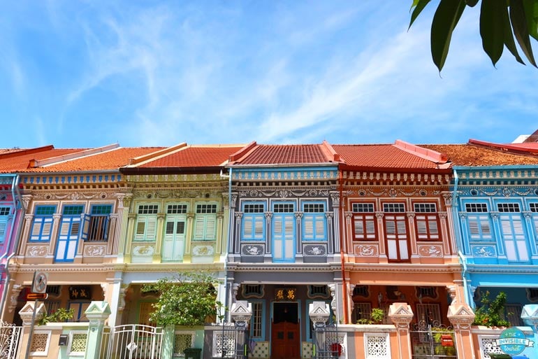 The historic Peranakan Houses of Joo Chiat Katong are a colourful addition to your itinerary in Singapore