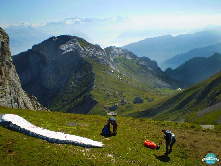 Mt Pilatus Summit in Summer, Lucerne Switzerland