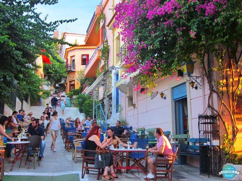 Cafe culture in Plaka, Athens