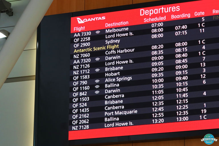 Antarctica Flights Review: Qantas Antarctica Flight Number