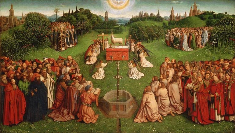 Adoration of the Mystic Lamb, St Bavo's Cathedral (Ghent Alterpiece)