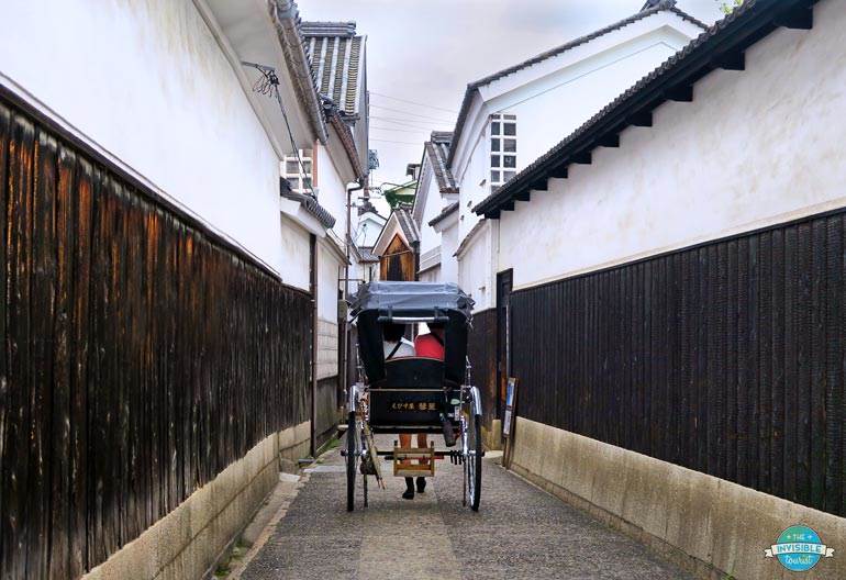 Rickshaw ride around Kurashiki Bikan Historical Quarter