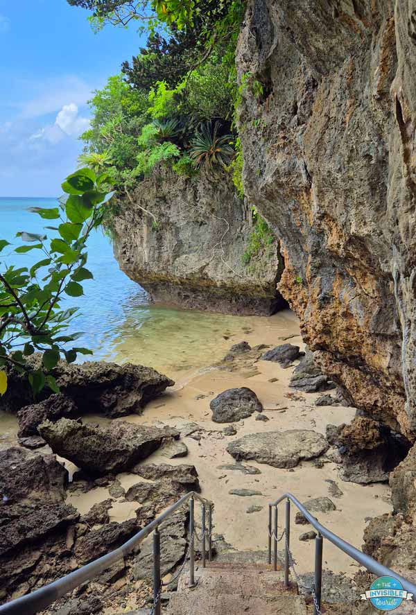 Visiting Sabichi Cave is one of the most unique things to do in Okinawa