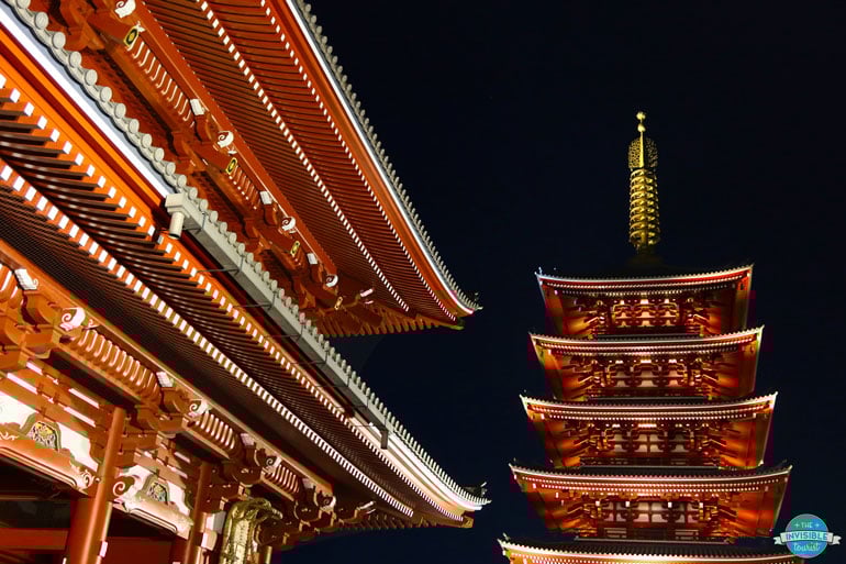Senso-ji at night