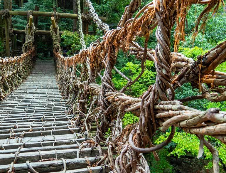 Kazurabashi at Iya Valley in Miyoshi City, Tokushima in Japan off the beaten path