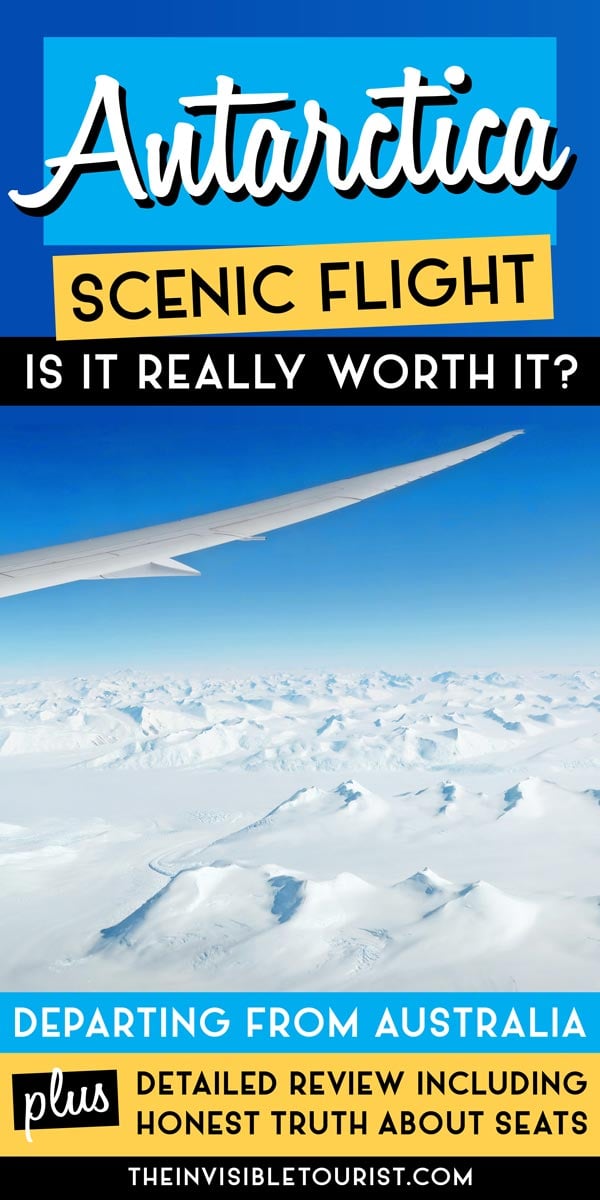 Antarctica Flights Review: Is a Sightseeing Day Trip Worth It? | The Invisible Tourist