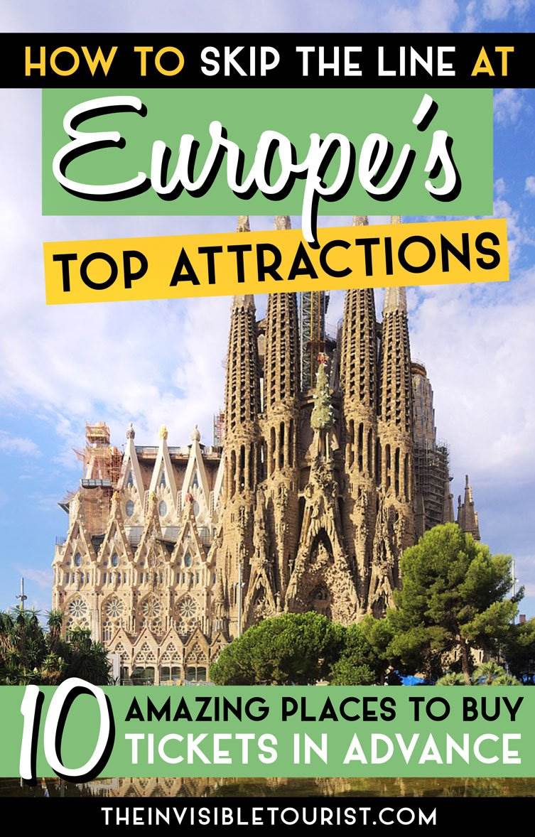 Skip the Line! Buy Tickets in Advance to These Top 10 European Attractions | The Invisible Tourist #amsterdam #annefrankhouse #barcelona #casamila #lasegradafamilia #paris #eiffeltower #louvre #museedorsay #versailles #monetsgarden #giverny #milan #thelastsupper #alhambra #spain #france #netherlands #italy #europe #unesco #gaudi