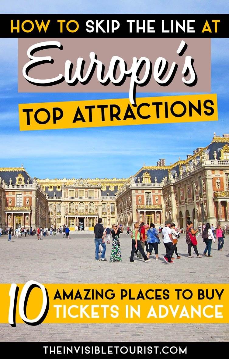 Skip the Line! Buy Tickets in Advance to These Top 10 European Attractions | The Invisible Tourist #amsterdam #annefrankhouse #barcelona #casamila #lasegradafamilia #paris #eiffeltower #louvre #museedorsay #versailles #monetsgarden #giverny #milan #thelastsupper #alhambra #spain #france #netherlands #italy #europe #unesco #gaudi