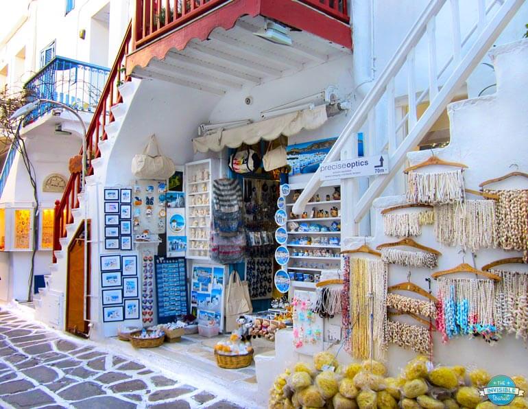 Greek Souvenirs in Mykonos