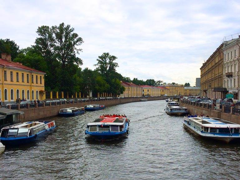 Canals of St Petersburg, Russia