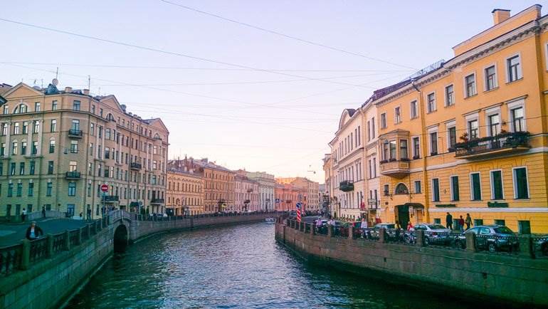 Moyka River, St Petersburg, Russia
