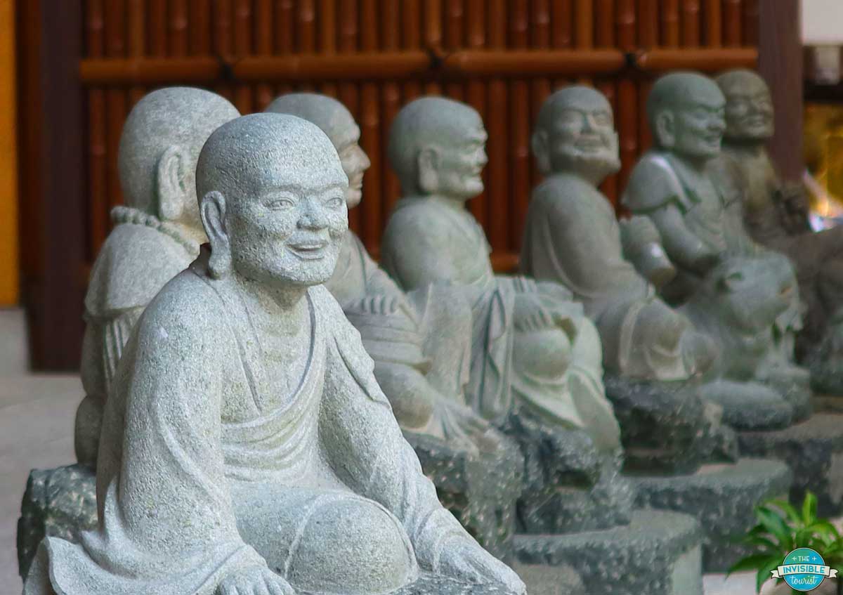 Statues at Shuzenji Temple, Shuzenji Onsen