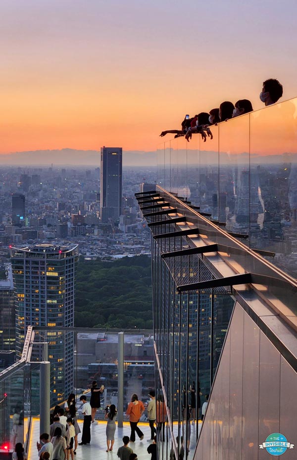 Playing With Reflections at Shibuya Sky, Tokyo