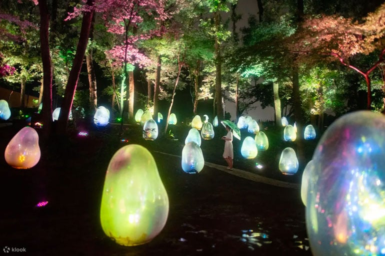 teamLab Acorn Forest in Sakura Town, Saitama