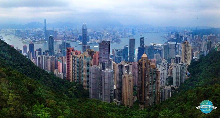 View from The Peak, Hong Kong Island