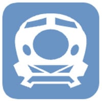 Shinkansen bullet train logo for Google Maps in Japan