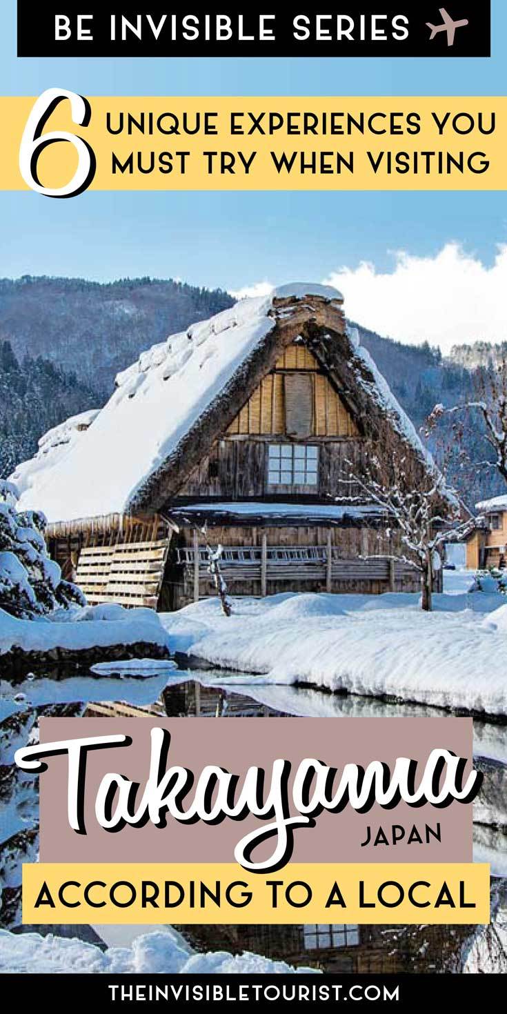 6 Unique Experiences in Takayama Old Town Revealed by a Local | The Invisible Tourist #takayama #oldtown #thingstodo #japan #likealocal