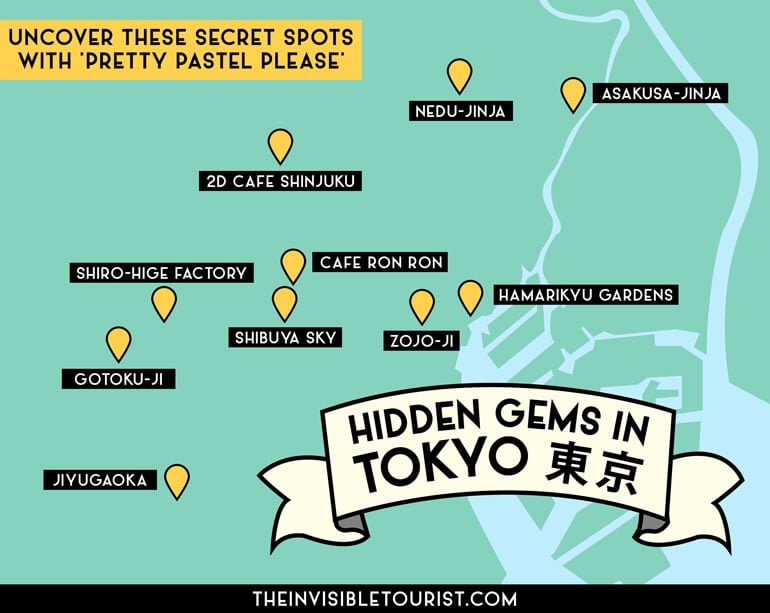 Almost Secret Tokyo Hidden Gems You’ve Never Heard Of | The Invisible Tourist x Pretty Pastel Please