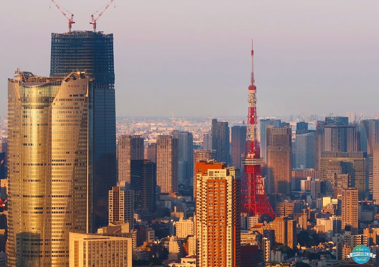 Tokyo Tower from Shibuya Sky, Tokyo 