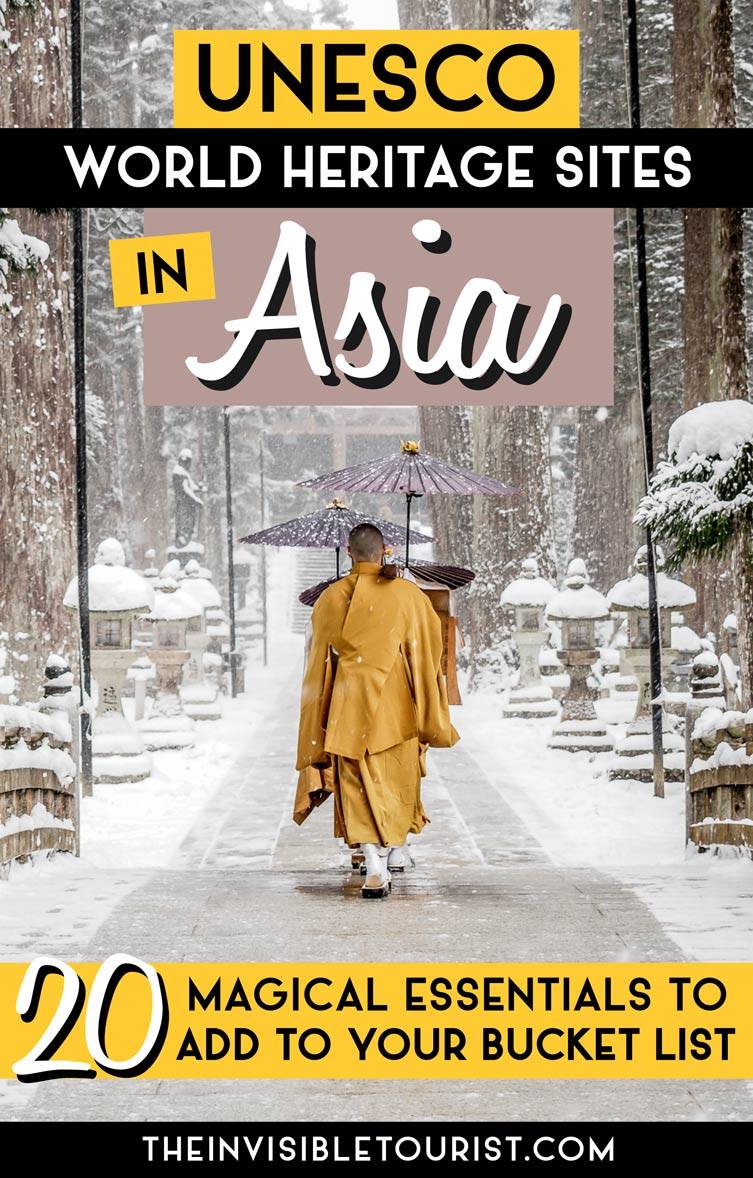 20 Magical UNESCO Sites in Asia Essential to Your Bucket List | The Invisible Tourist #unesco #unescoworldheritage #asia #unescoasia #asiatravel #bucketlist #asiabucketlist #invisibletourism #culturaltravel #worldheritagesites #unescositesinasia #unescojapan #japan #vietnam #thailand #southeastasia #philippines #malaysia