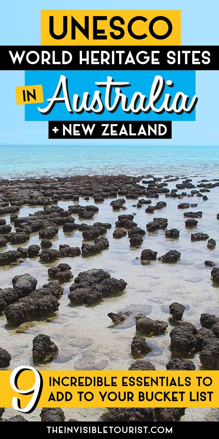 9 Incredible UNESCO Sites in Australia & New Zealand Essential to Your Bucket List | The Invisible Tourist #unesco #australia #culturaltravel #worldheritagesites #invisibletourism #newzealand #australiatravel #newzealandtravel #unescoaustralia #unesconewzealand #oceania #unescooceania #oceaniatravel #thingstodoinaustralia #thingstodoinnewzealand #nz