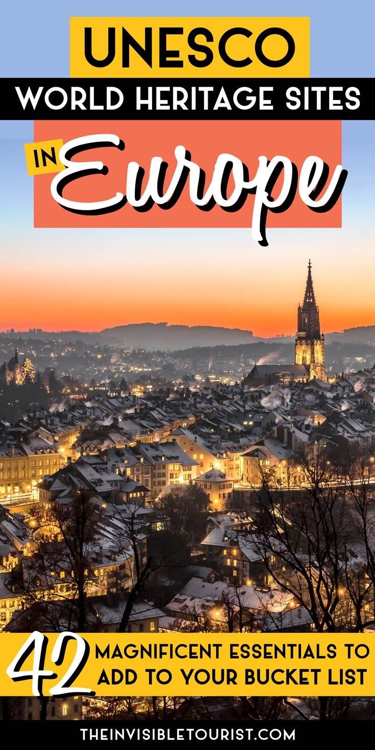 42 Magnificent UNESCO Sites in Europe Essential to Your Bucket List | The Invisible Tourist #unesco #unescoworldheritage #europe #unescoeurope #europetravel #bucketlist #europebucketlist #invisibletourism #culturaltravel #worldheritagesites #unescositesineurope #belgium #croatia #czechrepublic #france #greece #iceland #italy #spain #switzerland #unitedkingdom