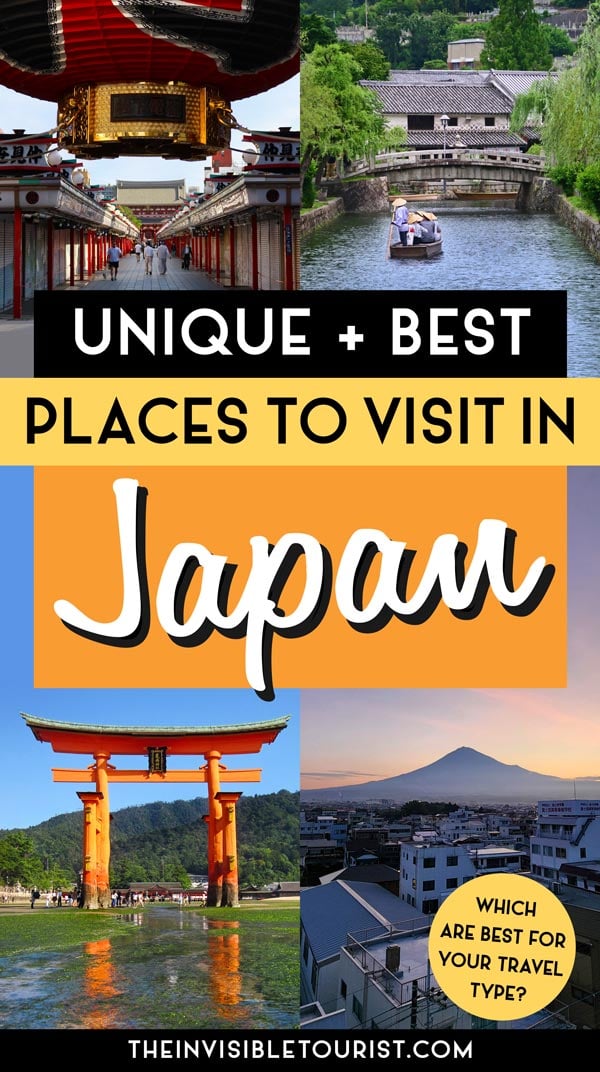 Unique & Best Places to Visit in Japan for All Types of Travellers | The Invisible Tourist