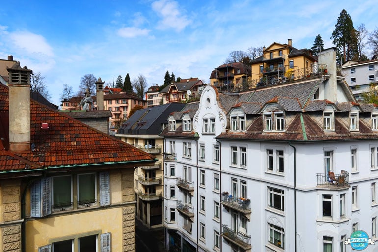 View from Ibis Styles, Lucerne
