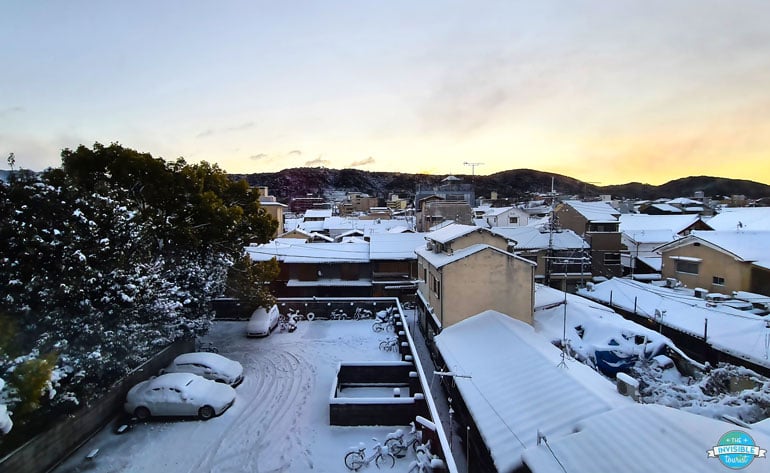 View from Hotel Granbell Kyoto Gion, Japan