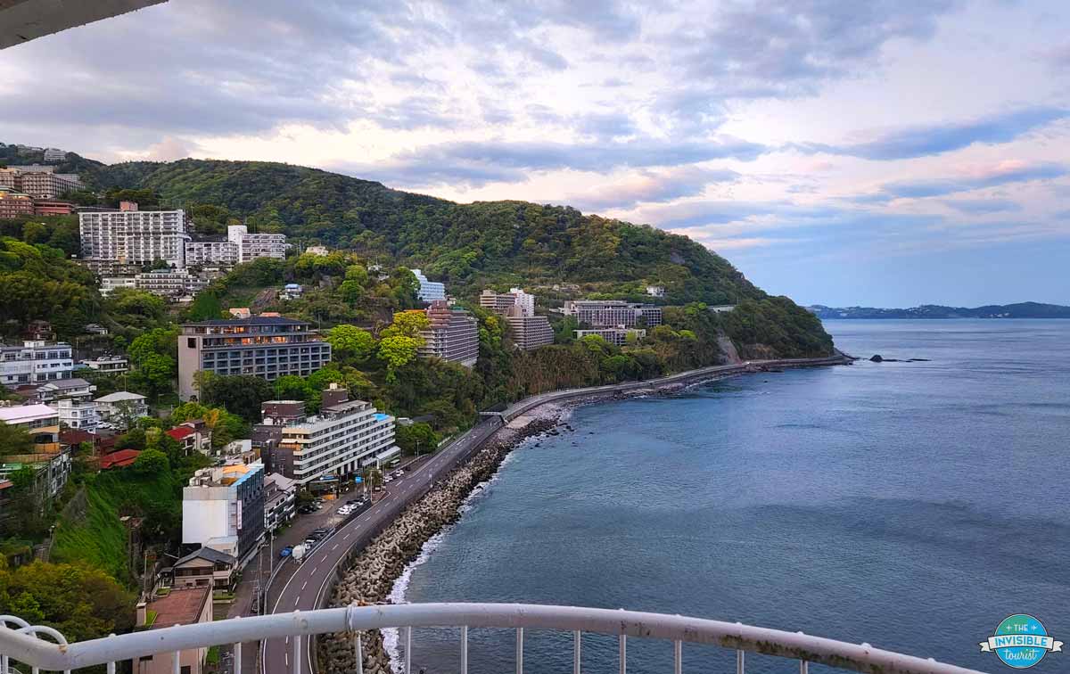 View from Corner Room in Ooedo Onsen Monogatari Hotel Suiyotei, Atami